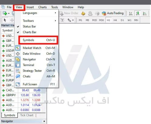 نماد طلا در بروکر ویندزور | اسپرد طلا در بروکر ویندزور 03