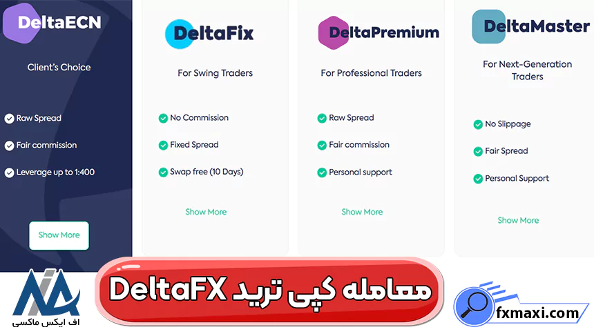 معاملات کپی ترید در بروکر دلتا اف ایکس، آموزش کپی ترید در دلتا اف ایکس، کپی ترید در دلتا اف ایکس