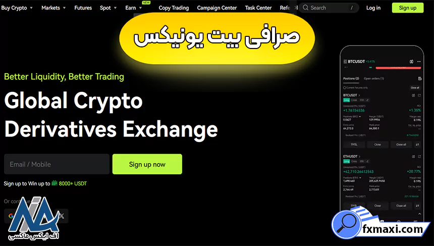 کپی تریدینگ در بیت یونیکس، صرافی بیت یونیکس