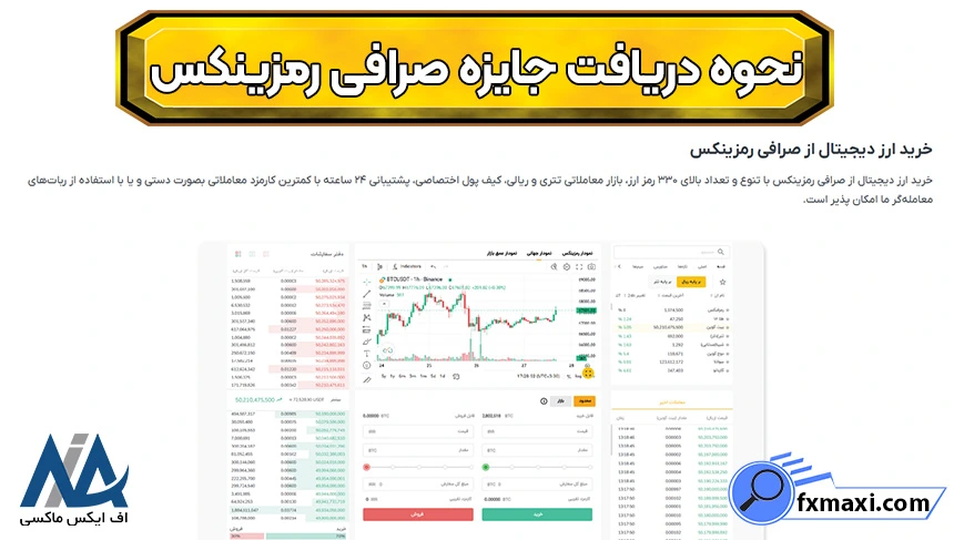 انواع جایزه صرافی رمزینکس، جایزه صرافی رمزینکس، شرایط دریافت جایزه صرافی رمزینکس
