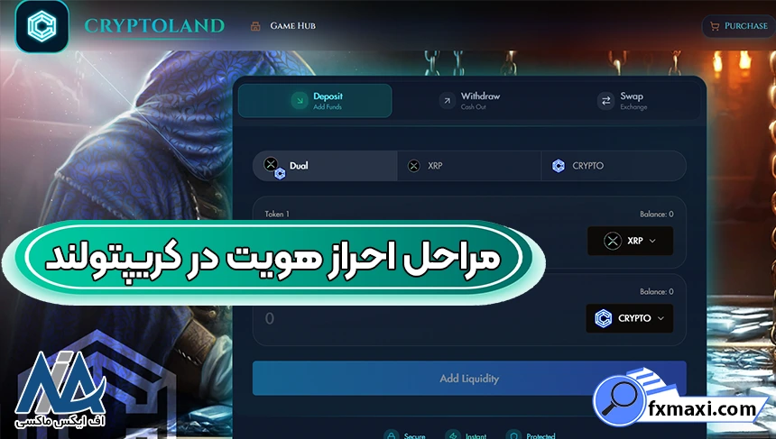 احراز هویت کریپتولند، احراز هویت در صرافی کریپتولند