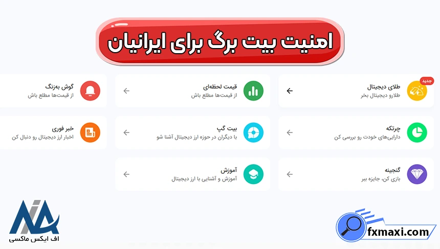 صرافی بیت برگ برای ایرانیان صرافی بیت برگ ایرانی است یا خارجی، صرافی بیت برگ برای ایرانیان